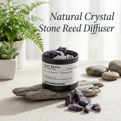 Factory Direct Wholesale Tin Jar Aroma Stone Colorful Scented Diffuser OEM&ODM Free Samples for Hotel Indoor Ornament