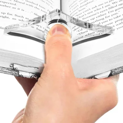 Customized Acrylic Bookmark with Letterpress Printing and Custom Logo for Promotional Gifts Book Page Holder