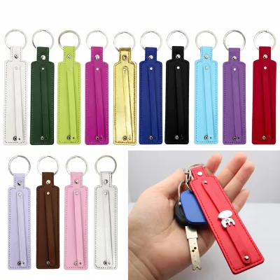New Japanese and Korean Style 8MM Key Ring Buckle Keychain DIY Accessory Pendant for Advertising. Guangzhou Origin