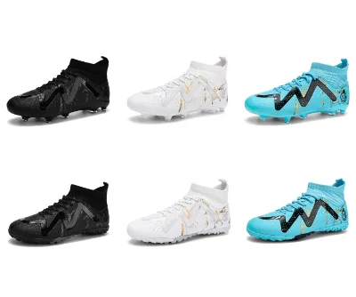 Outdoor Professional Men Football Sneakers Boy Soccer Shoes High Ankle Men's Cleats Training Sport Shoes Soccer Boots
