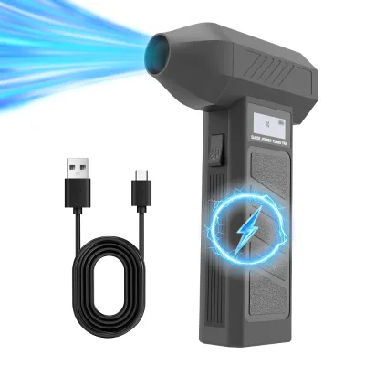 2025 New P30 Portable Electric Violent Fan 130000RPM Motor Cordless Turbo Fan for Keyboard/PC/Dust Control
