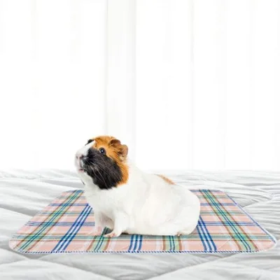 Waterproof Bed Pad Guinea Pig Pee Pad Washable Guinea Pig Bedding Pee Mat for Midwest and C&C Guinea Pig Cages