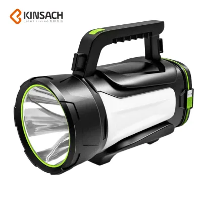 New Arrival Super Power 500 Lumens Rechargeable Searching Light 6v Hand Led Torch Portable Camping Led Waterproof Searchlights