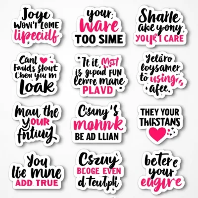 Christian Bible Verse Stickers - Inspirational Religious Decals for Water Bottles, Laptops, and More