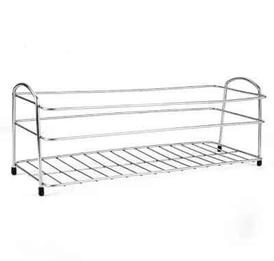 Stainless Steel Organizer Basket, Desktop Storage Holder, Multifunctional Storage for Bathroom Kitchen Tabletop