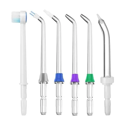 6pcs Classic Jet Tip Set Replacement Brush Heads Multiple Tips Portable Water Flosser