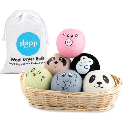 Customized Wool Dryer Ball-Eco-Friendly with Personalized Packaging Over 500 Times Reusable for a Sustainable Laundry Experience