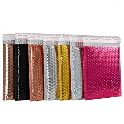 Poly Bubble Thickened Anti-Shock Self-Sealing Envelope Bag for China Logistics Courier Packaging of Cosmetics and Clothing
