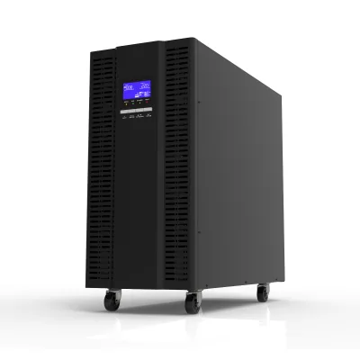External Battery Type Online UPS Pure Sinwave 20KVA/18KW 192/240VDC Optional RJ45 RJ11 USB SNMP Card 3 Phases in and 1 Phase Out