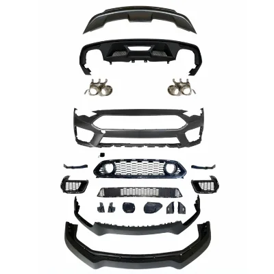 New Product Upgrade GT500 Shelby Front Bumper Body Kit PP Material for Ford Mustang 2015-2017