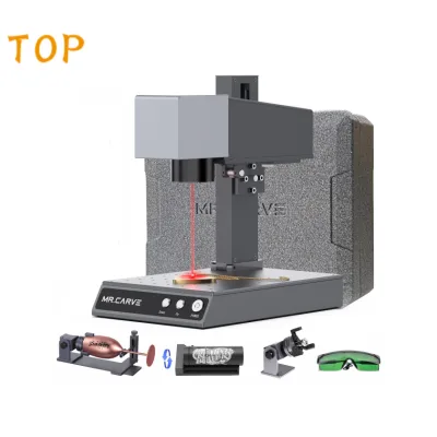 TOP Hot Sell M1 Portable Fiber Laser Engrave Marking Machine High-precision Desktop Acrylic Metal Engraving Machine