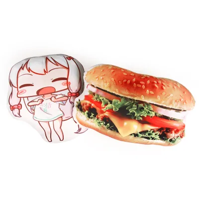 Custom Shape Pillow Case Anime Character Body Pillow Cover Personalized 3D Die Cut Decorative Cushion for Fans Home Decor