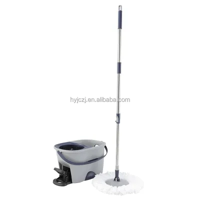 Household Floor Cleaning Easy Squeeze Water 360 Rotating Mop Microfiber Mop Head Replacement Magic Mop With Bucket