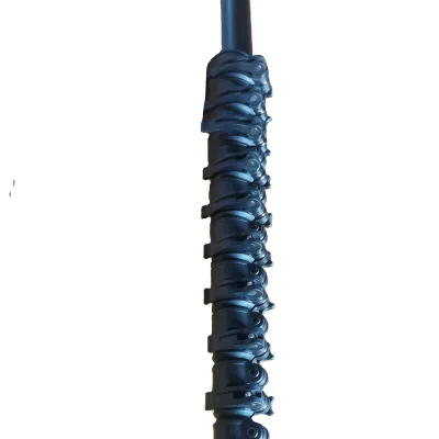 Anti Spin Carbon Fiber Extension Pole for Pressure Washer With Gutter Cleaner Attachment for Roof Fence Car Window Washing