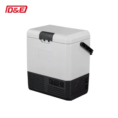 Portable 15L Compressor Refrigerator DC12V/AC220V Inverter Car Fridge Camping RV Household Hotel Garage Compact Plastic Design