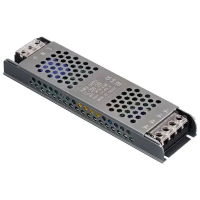 Black King Kong 36V to 12V/24V Constant Voltage Switching Power Supply for LED Low-Voltage Light Strips 2.5A-16.6A Output