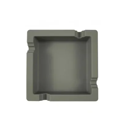 Eco-Friendly Reusable Square Ashtray Wholesale Large Silicone Portable Custom Logo Cigar Ashtray