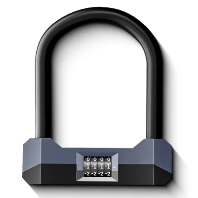 Hot Selling Portable U-Shaped Lock C Level Anti-Shear Anti-Pry Anti-Theft 4 Digit Password Motorcycle Lock