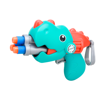 Battle Game Three Rounds Cartoon Dinosaur Soft Bullet Gun Toys Target Shooting Gaming EVA Bullet Air Soft Guns
