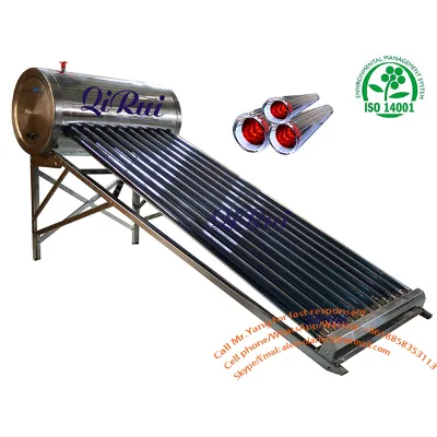 30l 50l 60l 80l 100l 150l 200l Quality All Stainless Steel Evacuate Tube Thermosyphon Solar Water Heater