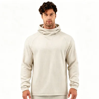 OEM Gym Sport Hoodie the New Style with Hat Solid Design Comfortable Fabric for Sporty and Fashionable Men's Hoodie