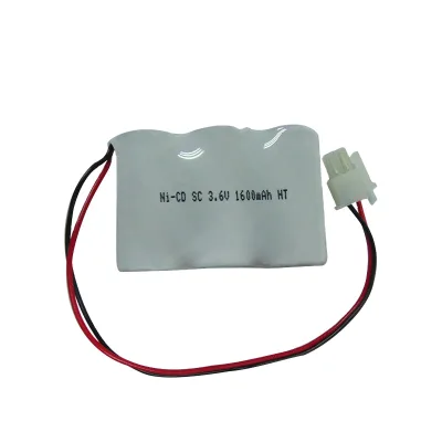 High Temperature Type EWT NICD 3.6V 1600mAh NICD 3S1P Battery Cell