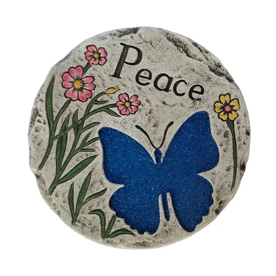 Outdoor Garden Pathway Decoration 7.8" Butterfly Garden Decorative Figurine