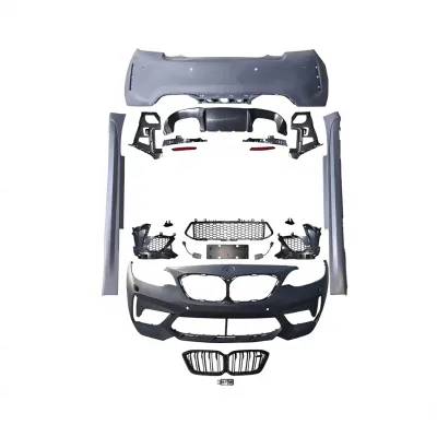 Front Rear Side Bumpers As Well Skid Plate Full-body Kit for 2 Series F22 M2C-style Body Kit Made China for Car Modification