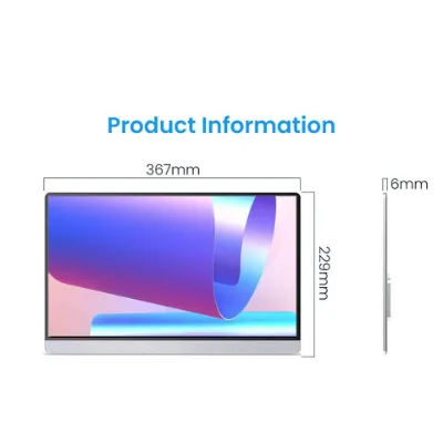 Futuzen wholesale Hot sale ultra slim 13.3 inch 15.6 inch 17.2 inch 1K 2K 4K IPS 120hz portable monitor