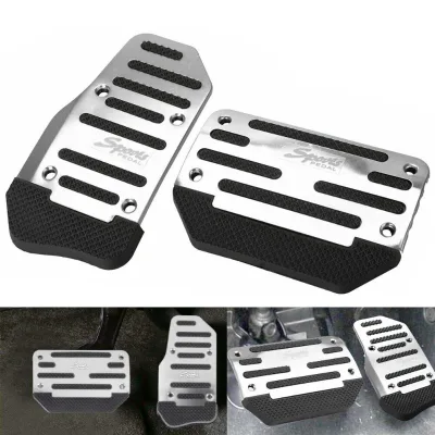 Non Slip Automatic Car at Brake Cover Car Car Rest Pedal Brake Gas Pedal Covers Stripe Foo Cooper Pedal Covers