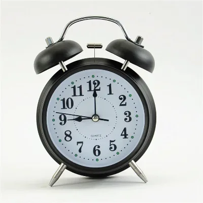 Popular Design Sleep Trainer Clock Electronic Luxury Desk Alarm Clocks 3 Inch Metal Alarm Clock