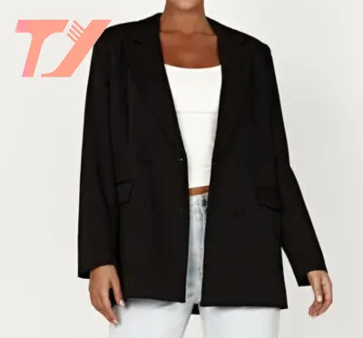 TUOYI Custom Fashion Designer Oversized Casual Ladies Women Blazers