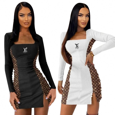 New Arrival Clothes for Women Party Dresses Fashion Sexy Dresses Women Night Designer Clothes Famous Brands Knitted Dresses