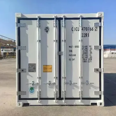 QuanHui White Maritime Cold Storage Preservation Specialized 20ft 40ft Reefer Containers Freezing Function for Freshness