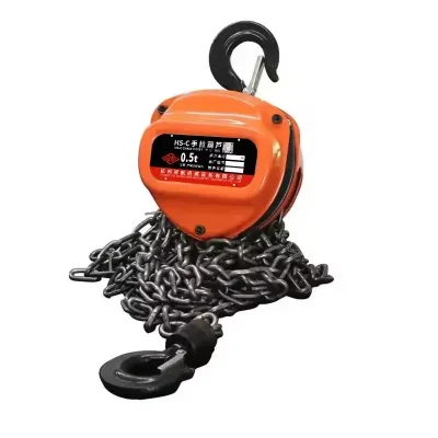 New Janz 0.5 Ton Metal Chain Sling with 3m Lifting Height Hand Chain Power Source for Manufacturing Plant & Construction Works