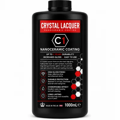 CRYSTAL LACQUER C1 1000ml Car Ceramic Coating High Gloss Hydrophobic Nano Coating for Automotive Paint Protection