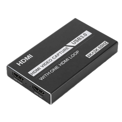 Usb3.0 Aluminum 4K 60Hz Standalone Video Capture Device With Loop Video Capture Card With Audio