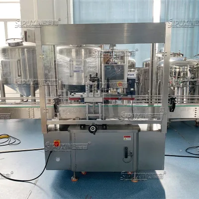 Automatic Pneumatic Linear Bottle Capping Machine Stainless Steel Construction for High Productivity Food Beverage Production