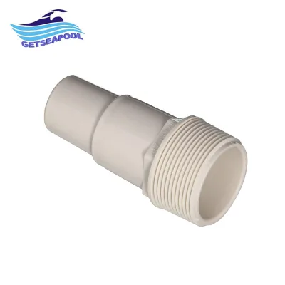 Swimming Pool Vacuum Cleaner Hose Adapter Quick Connector Plastic 1-1/4" Inch Thread Fitting Connector