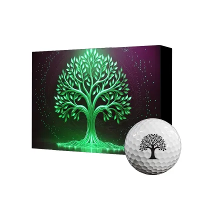 Environmental Green Packaging With Tournament Golf Ball Pro OEM