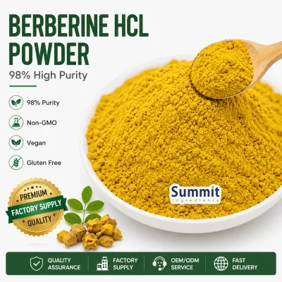 Summit EU Warehouse Fast Delivery Berberine Extract Berberine HCL 97% Powder