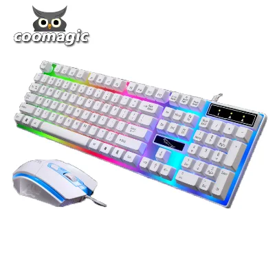 G21 Factory Wholesale Led Lights Teclado Gamer Gaming Keyboard and Mouse Combos