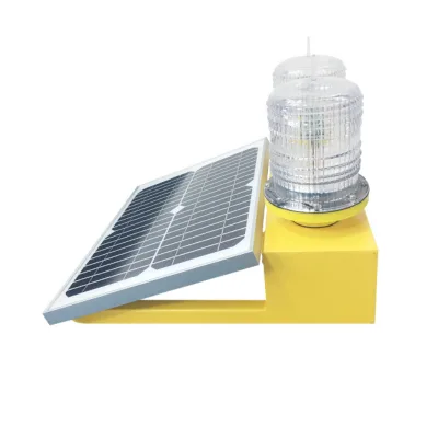 High-rise Mark Warning Building Structure Indicator Signal Lamp Skyscraper Solar Warning Lamp Signal Tower Obstruction Light