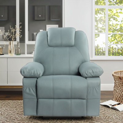 Modern Comfortable Custom Leather Recliner Chair with 8 Point Massage Electric Recliner Sofa