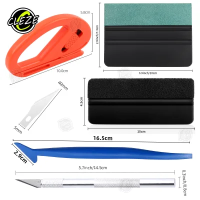 CLEZE Vehicle Window Tint Tool Kit Car PPF for Installation Paint Protection Film  Car Wrap Vinyl Tool Sets Kits