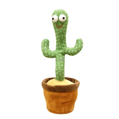 Hot Selling Baby Musical Toys Baby Dancing Talking Imitate Cactus Plush Toys Kids Talking Dancing Cactus Plush Toy Xmas Plush
