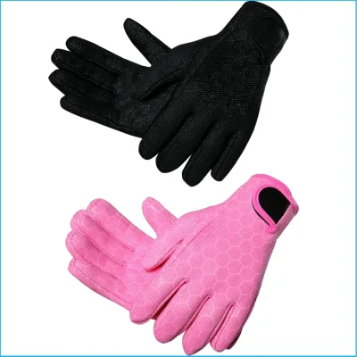 JW-709 Reusable Durable Thermal Diving Surfing Gloves Thin 1.5mm Wear-Resistant Anti-Slip Snorkeling Rafting Paddleboard Warm