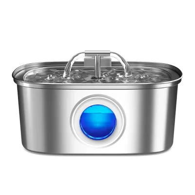 Cat Water Fountain Stainless Steel 108oz/3.2L Automatic Pet Water Fountain