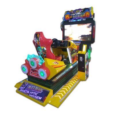 55 Inch Coin Operated Amusement Racing Car Driving Coin Car Racing for Sale