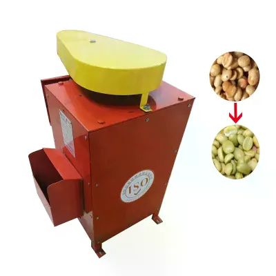 Small Cocoa Bean Pulp Removing Machine Fresh Coffee Bean Skin Peeling Hulling Dehuller Machine